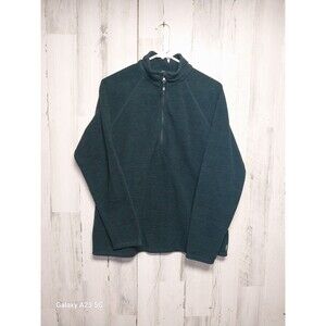 Eddie Bauer Women’s Green Long Sleeve Fleece Sweater / Size Large